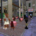 The cafe in the square