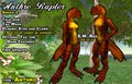 S2 Anthro Raptor S.M. Red