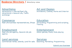 Click to open SL Business Directory